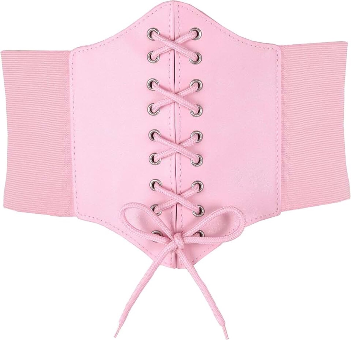 Vrouwen Meisjes Elastische Brede Band Elastische Gebonden Waspie Corset Taille Riem