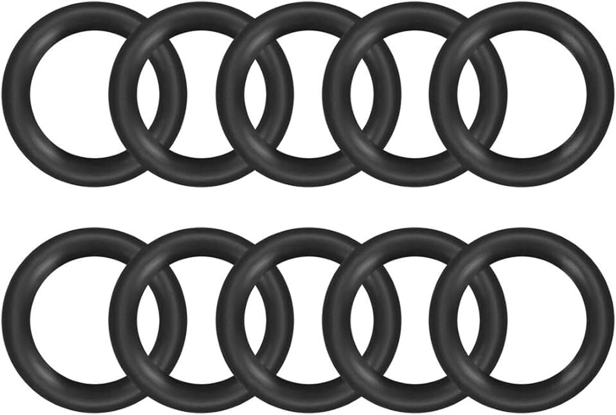 Sourcing map O-ring 24 mm OD 16 mm ID 4 mm breedte metrisch nitril rubber afdichting 10 stuks