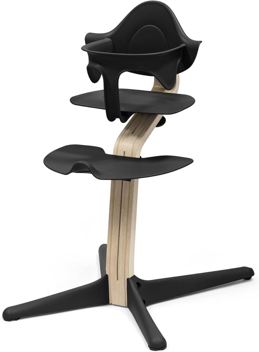 Kinderstoel - Babyset - Actief Zitten - Gereedschapsloos Verstelbaar - Tot 150 kg - Zwart