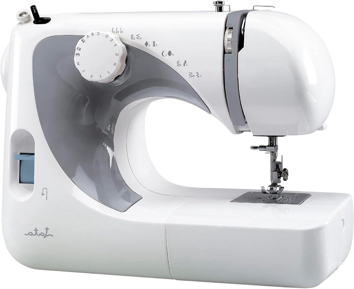 Naaimachine - Klusmachine - Kleding Maken - 13 Steekdesigns - 345 cm - Wit Grijs