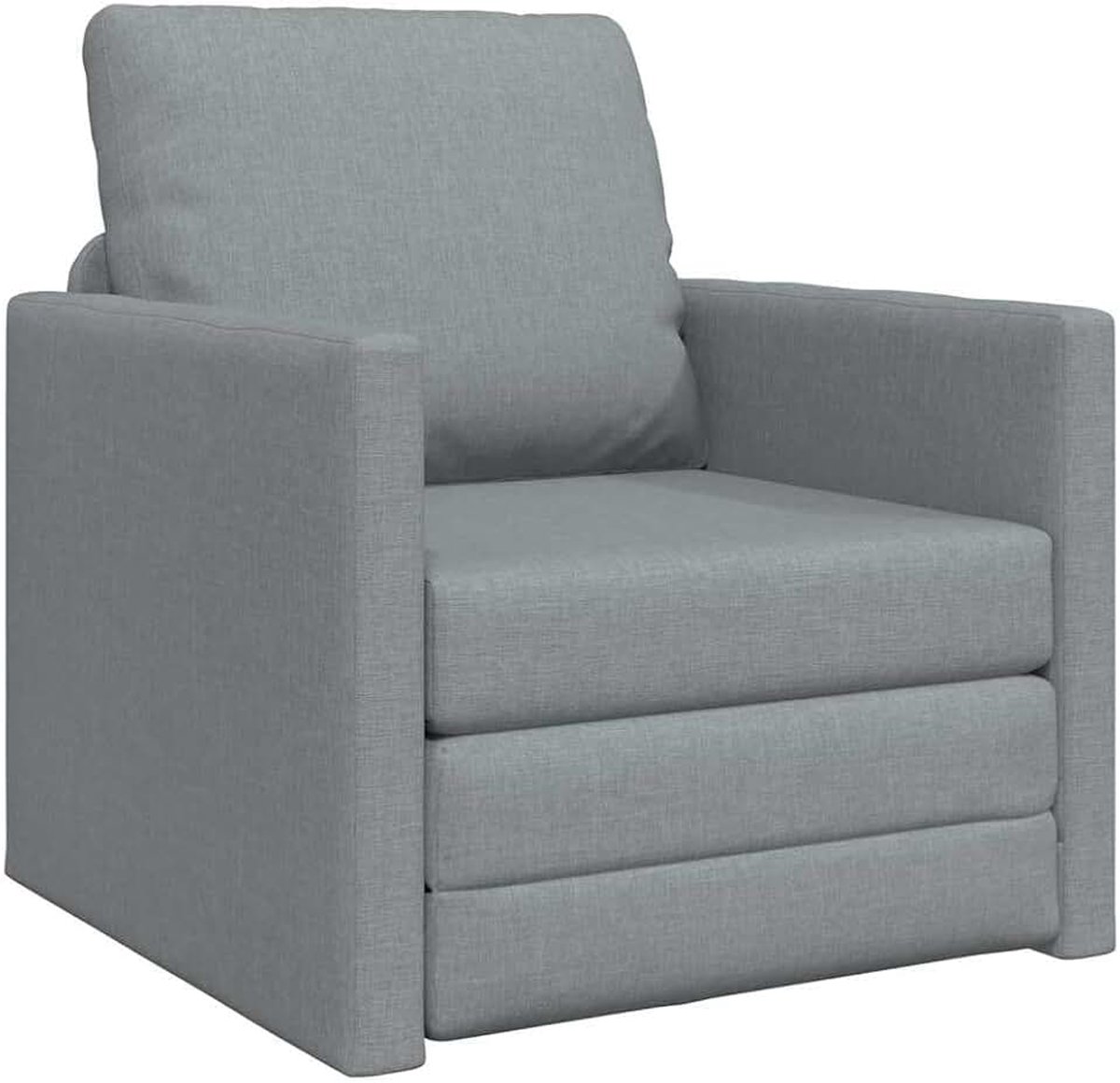 Slaapbank, Stoffen Slanker, Duurzaam Fluwelen Interieur, Converteerbare Bank, Moderne Slaapbank, Compacte Lounge, Veelzijdige Leefruimte (Lichtgrijs #09)