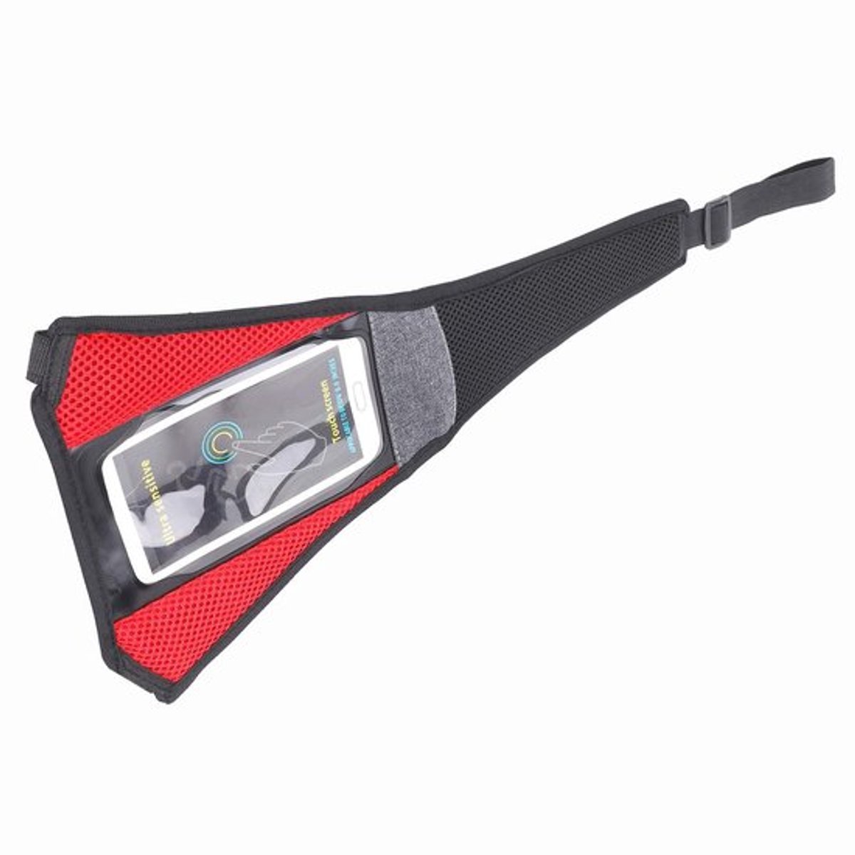 Dailygoods- Fietstrainer Zweetbeschermer - Zweetabsorberend - Telefoonzakje - Eenvoudig te installeren - Hoge prestaties - Bescherming tegen corrosie - Fietsaccessoire