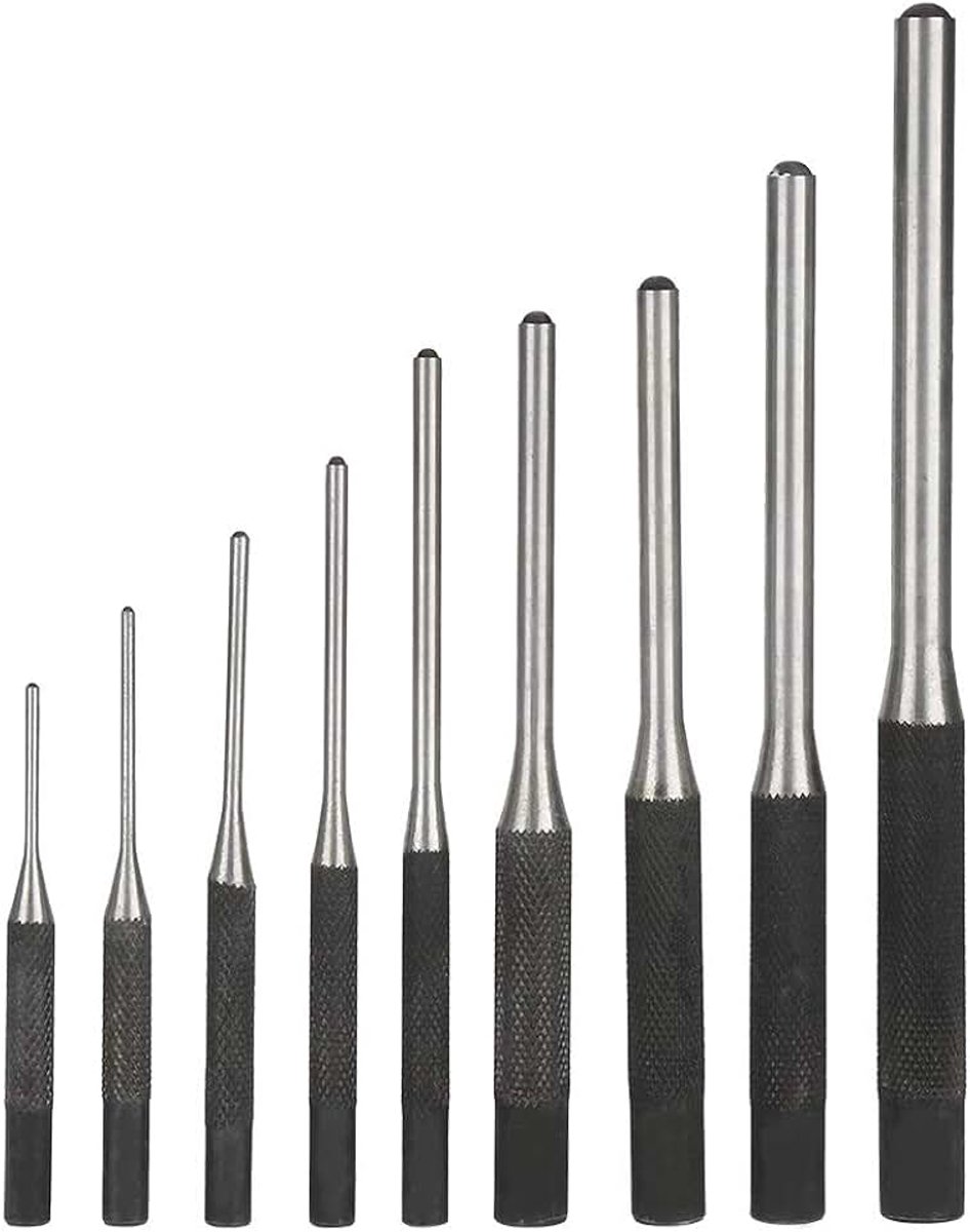 Style Roll Pin Remover,3,5 Mm Roll Pins,Punch Kit,Ponsen voor Metaal,Pin Punch Kit,Roll Pin Punch Set 9-delige Duurzame Stalen Roll Pin Punch Set Mechanica Professionele