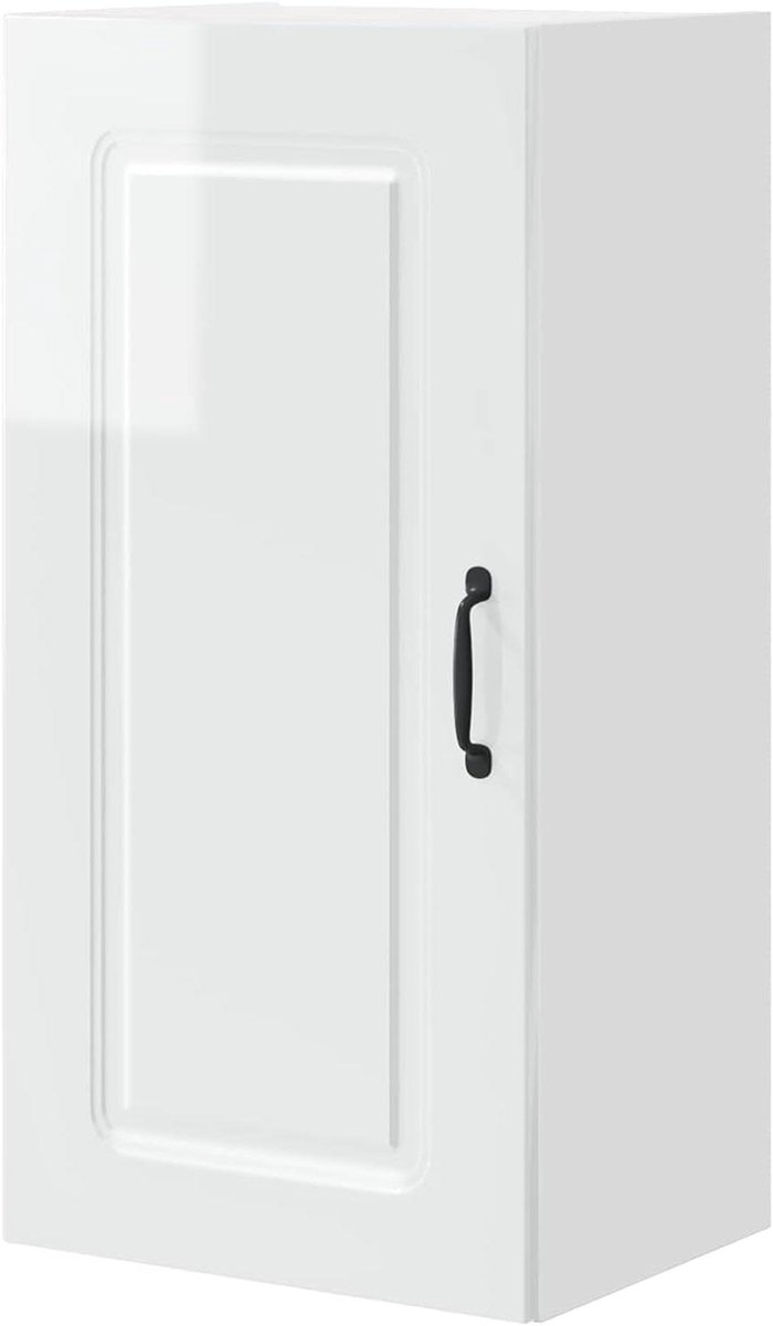 Keukenkast - Opbergkast - Keuken Organiseren - Moderne Stijl - 40 x 80 cm - Hoogglans Wit