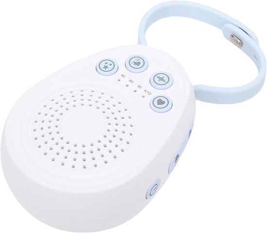 Witte Ruis Machine - Geluidsslaaphulp - Baby Slaap - 20 Kalmerende Geluiden - Compact Ontwerp - Wit — afbeelding 3