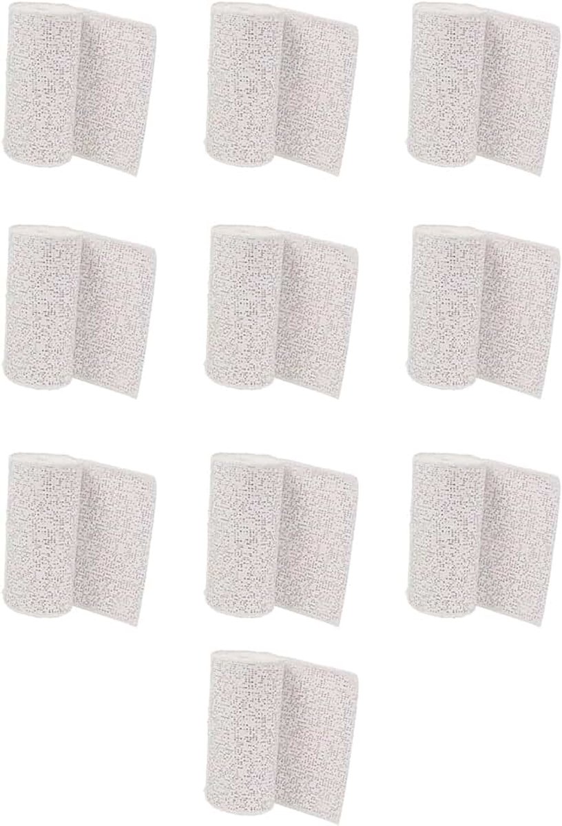 10 rollen Gipsverband, Modelleerverband Gipsverband, Gaas Wrap Doek Verband Voor Kunst en Hobby Projecten, en Masker Mallen, Lichaam en Buik Casting