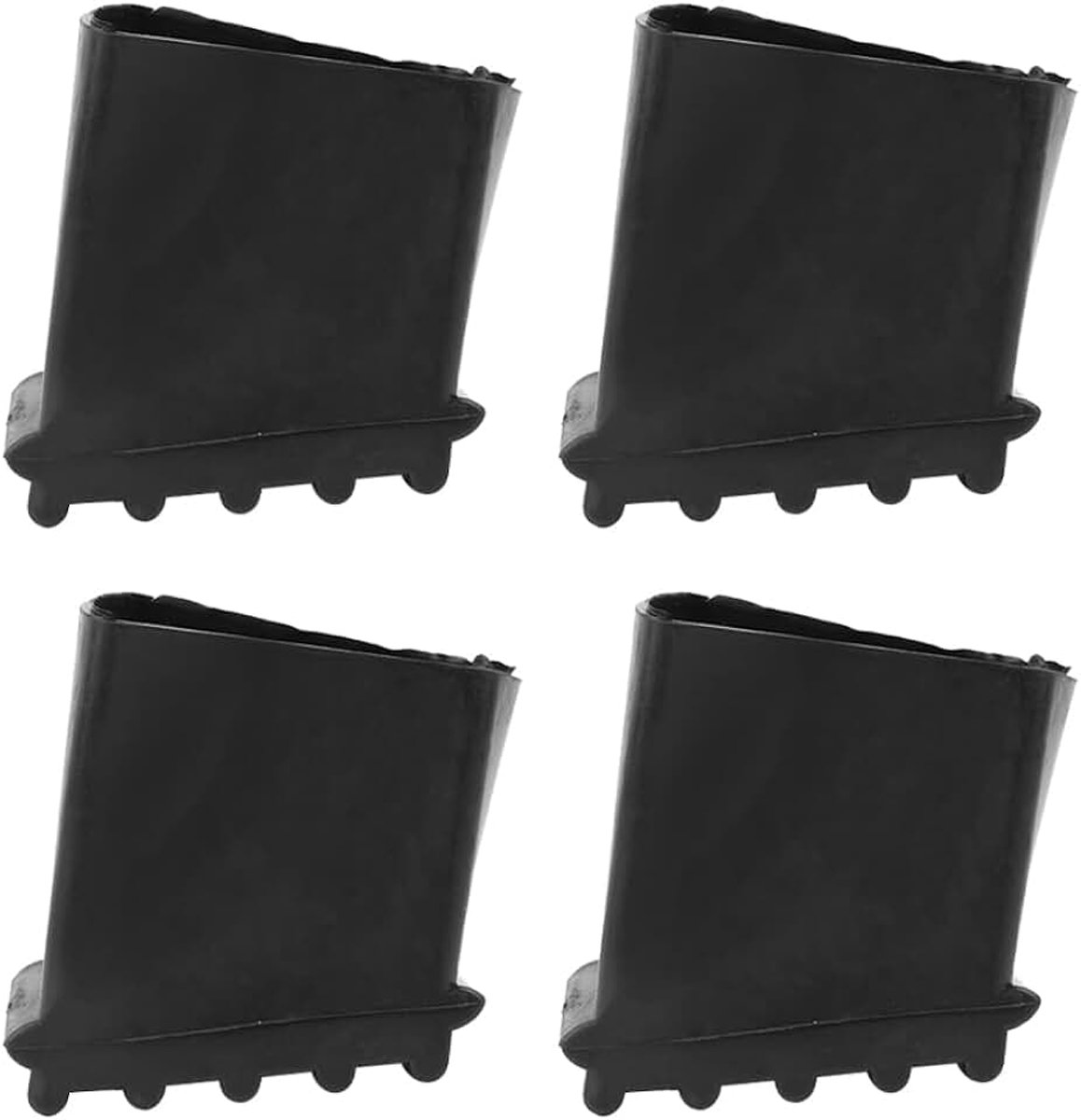 Stuks antislip laddervoeten rubberen pads vervangende trapladder voetmatten laddervoethoezen en kussens ideaal voor uitschuifbare ladders en stabiliteit