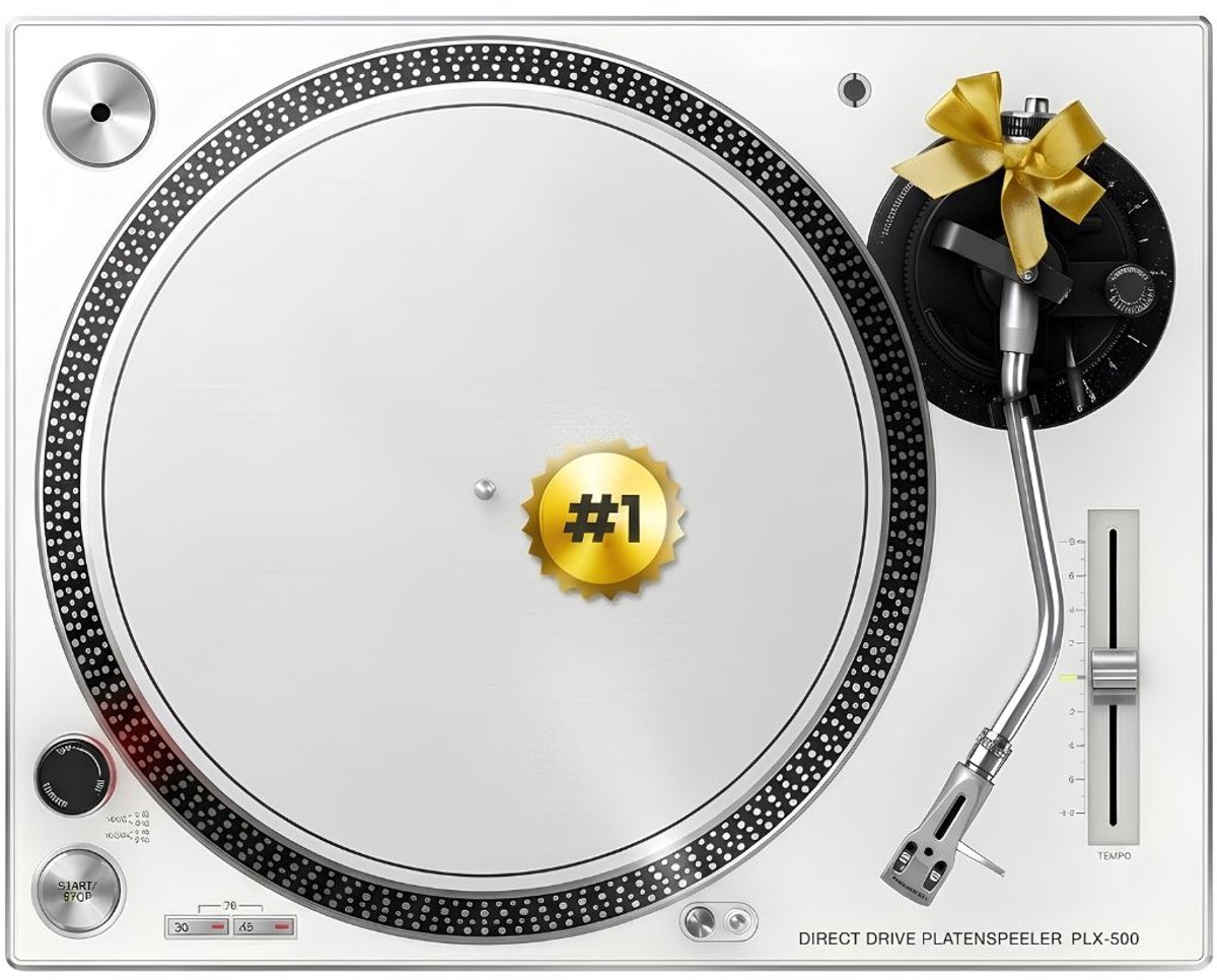 JCP® Dj Set - Dj Set Beginner - Dj Draaitafel - Wit - 56cm x 26cm x 46cm
