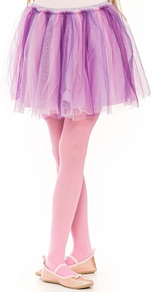 Balletmaillot voor meisjes, schoolmaillot voor kinderen, voor meisjes, sterke voet, zachte balletmaillot, geschikt voor schooluniform, dansen en sport, 50 denier, met microvezel, 3-12 jaar
