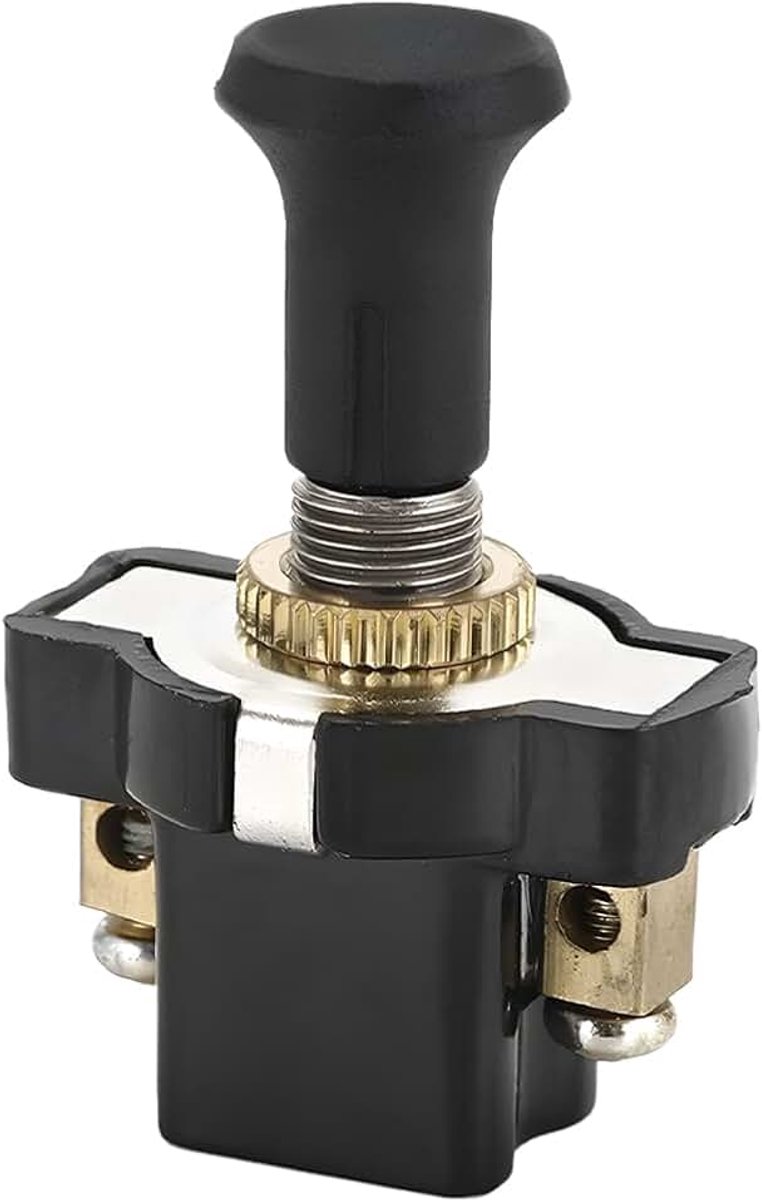 Universele 12 v/24 v koplampschakelaar, vervanging trektype, push-pull-koplampschakelaar, koplampschakelaars trekschakelaar voor autolamp, koplampschakelaars, auto-accessoires (8 mm)