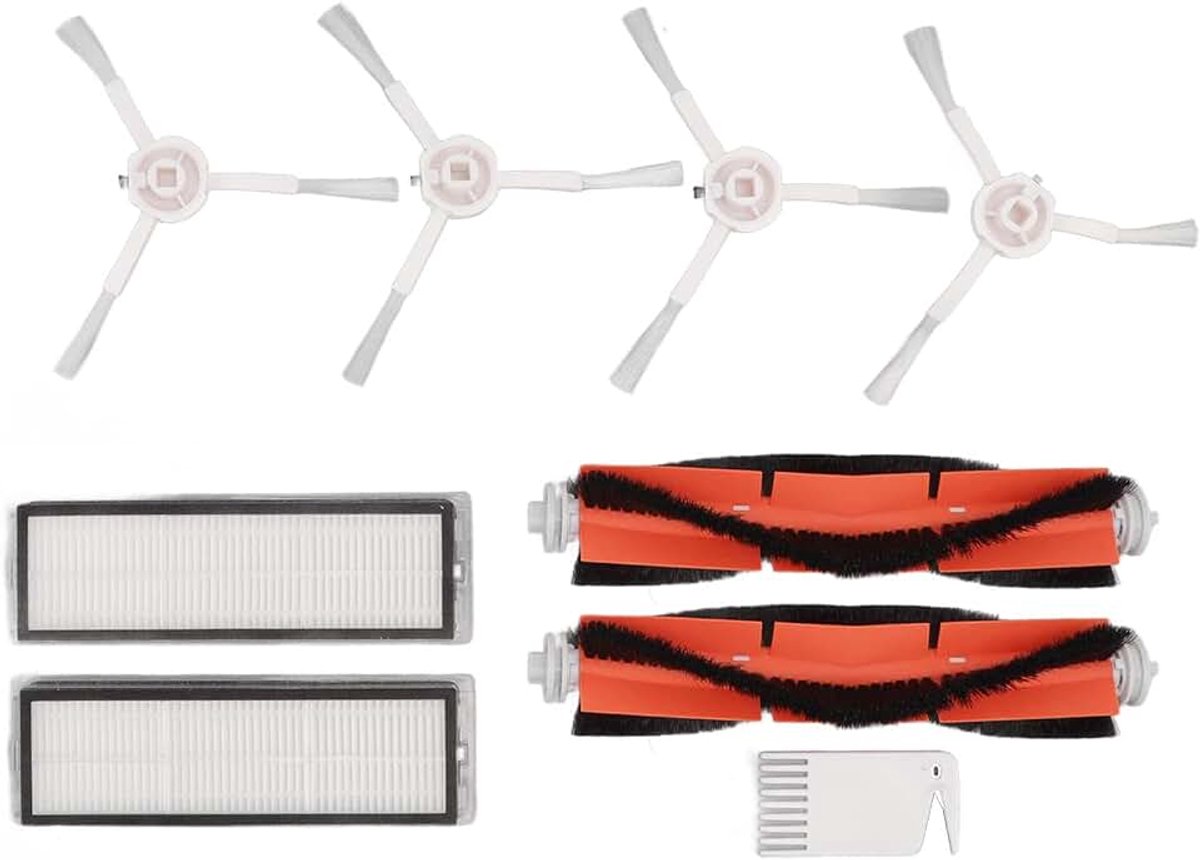 Filters Witte Platte Kam Kit voor Mijia 1C voor F9 voor 1T voor Mi Robot Vacuüm Mop Vervanging