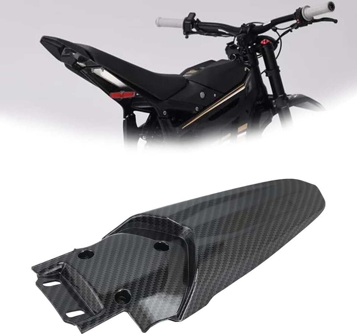 Spatborden Protector voor Talaria Modder Gaurd Motorfiets Fenders Spatbord Koolstofvezel Patroon voor Talaria Sting MX3 MX4 Elektrische Crossmotor