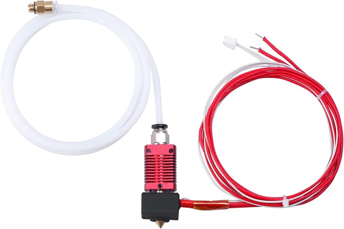 3 Hotend, Redrex Extruder Hot End Upgrade Compatibel met Creality Ender 3 Pro, Ender 3 V2, Ender-2 Pro, Voxelab Aquila 3D-printer 1,75 mm filament 0,4 mm mondstuk 24V 40W Heater NTC Thermistor