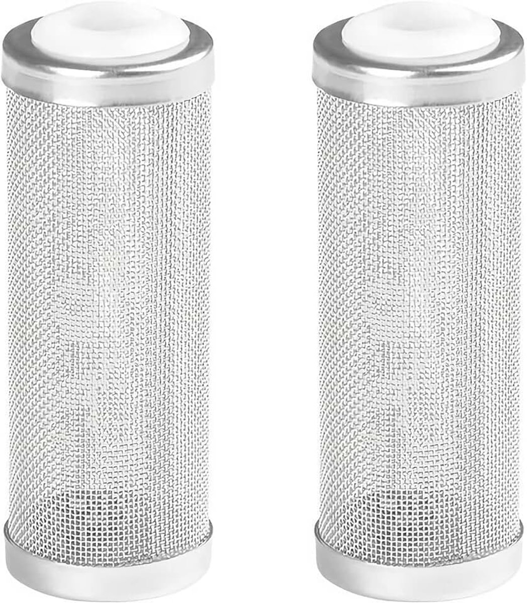 Buitenfilter filterbescherming 16 mm 2 stuks aquarium beschermhoes roestvrij staal filter aquarium filter Guard bescherming aquarium vissen garnalen filter voor bescherming vliegen vissen garnalen