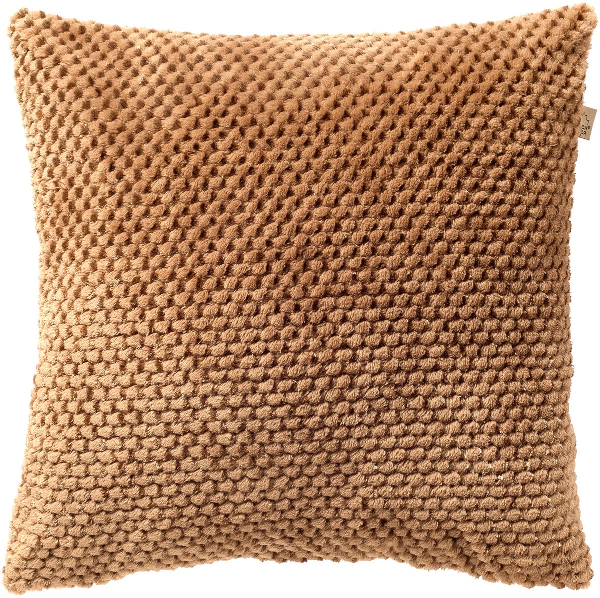 Dutch Decor MICK - sierkussen 45x45 cm - fluffy - Cuban Sand - beige - Inclusief binnenkussen - Luxe kussens voor woonkamer & bank