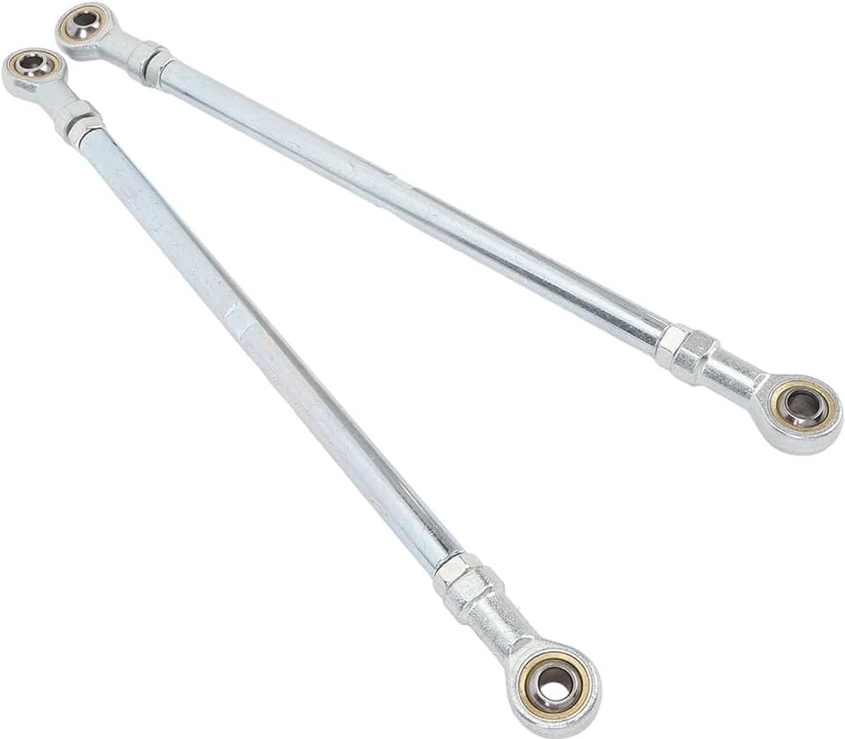 1 Paar 295mm 8mm Stuurstang Kit Staallegering Hoge Sterkte Langdurige voor Go Kart ATV Racing Cart