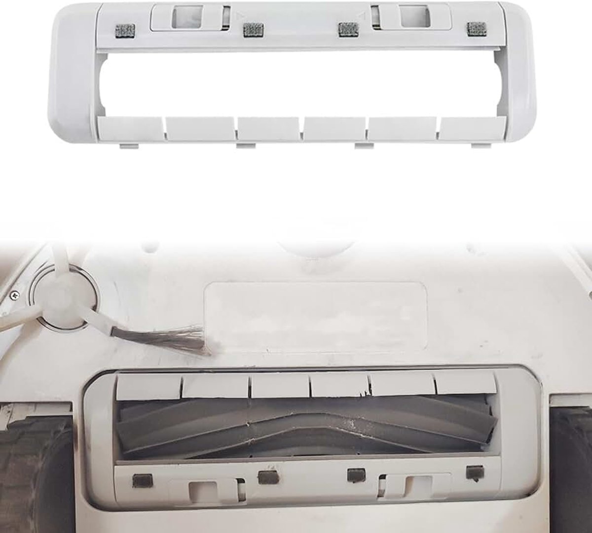 Accessoires, vervangende hoofdborstel-achterafdekking, vervangende hoofdborstelafdekking voor Dreame X20/X20 Pro/S10/S10 PRO/X10/X10PRO/S20 PLUS/S20 PRO/W10S/W20PRO