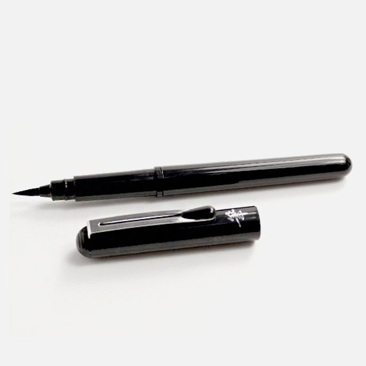 Pentel Arts Pocket Brush Pen – Inclusief 6 Zwarte Navullingen verpakt in een Zipperbag