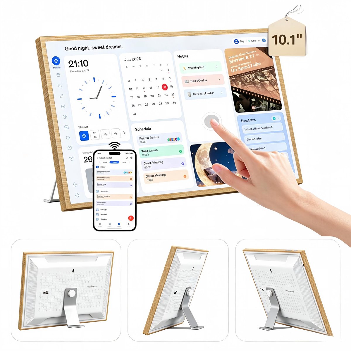 Blackview NEST 10 - 10,1" Digitale fotolijst met touchscreen