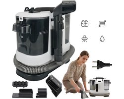 Draagbare Tapijt- En Meubelreiniger Met Aparte Tanks Voor Schoon En Vuil Water - 1800 ml Schoon 800 ml Vuil 12 kPa Diepe Zuigkracht - Ideaal Voor Banken, Matrassen En Auto-Interieurs