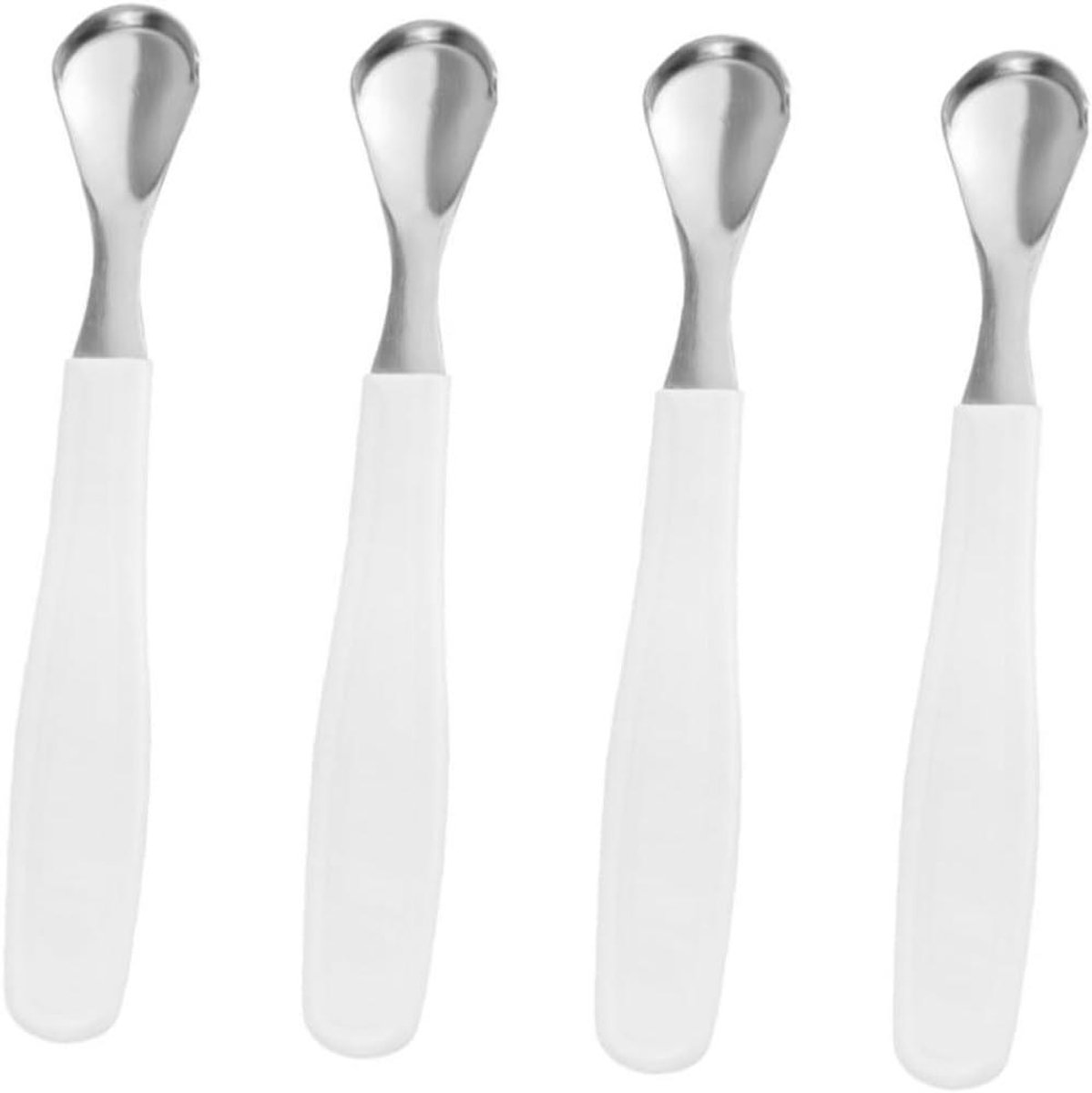 Tongreiniger Set - Tongschraper Mondverzorging - Frisse Adem - Ergonomisch Ontwerp - 15.5 cm - Wit