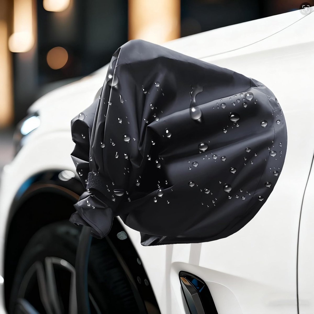 auto-laadstekker, magnetische regenafdekking, toegepast in elektrische auto, waterdichte afdekking voor elektrische auto's, autoafdekking, sneeuwafdekking, stofafdekking voor elektrische
