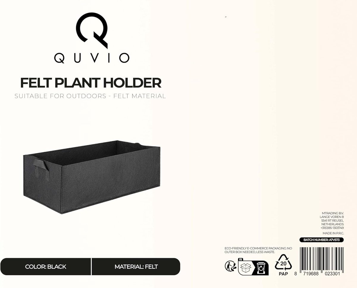 Zakken/Bloempotten/Moestuinbakken/Balkonbakken/Plantenmanden - Vilt