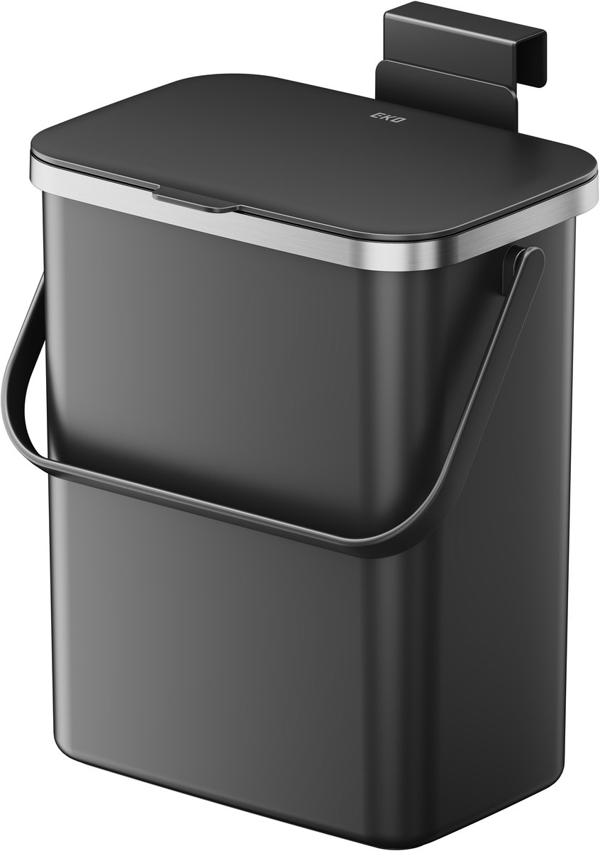 EKO - Puro Plus Food Waste Caddy 10 liter - Zwart - Kunststof