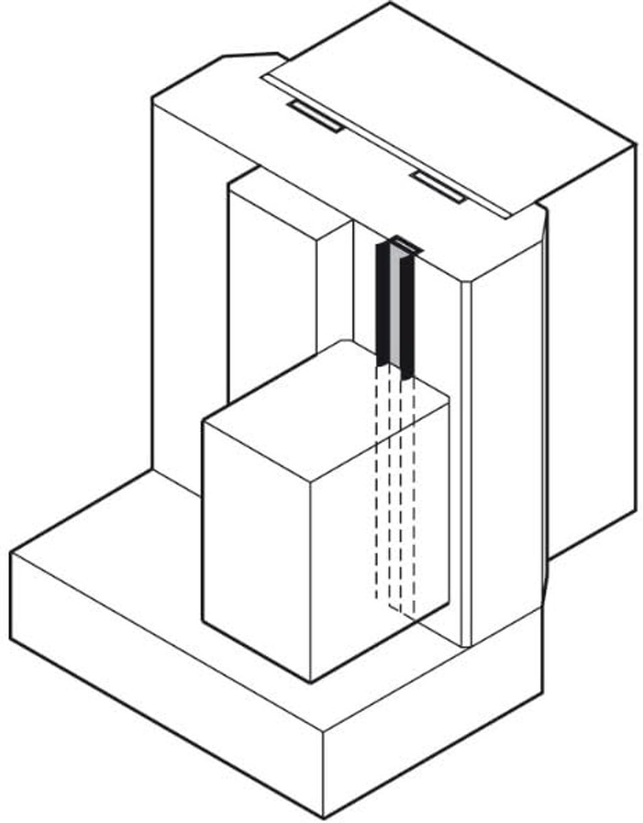 SnelShoppen - Brandwerende afdichting intumescerend materiaal, geluidsisolatie, rookbarrière voor noteingang en meubeldeur, breedte 15 mm, donkerbruin
