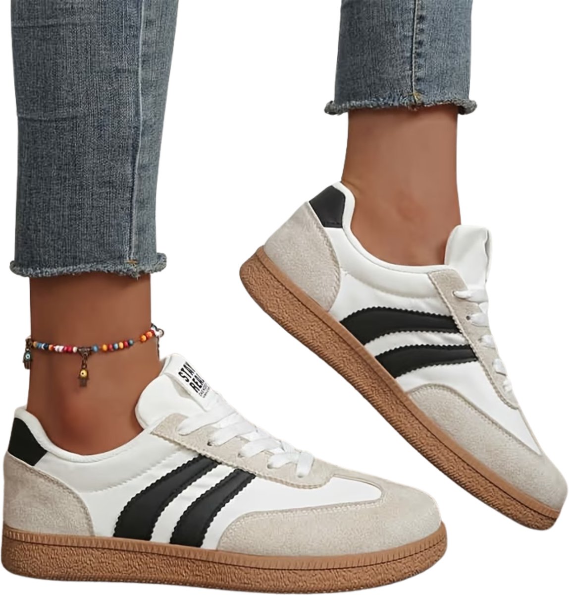 Currero Schoenen Dames Sneakers Comfortabel Slippers Casual Volwassenen 39 Wit