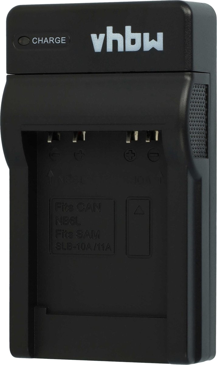 vhbw USB-C-oplader compatibel met Canon PowerShot SX510 HS, SX530 HS, SX510H, SX520 HS camera/camcorder - oplaadstation + USB-C-kabel met oplaadindicator