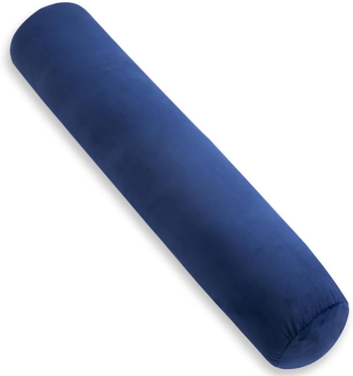 Lichaamskussen voor volwassenen, volledig lichaamskussen om te slapen, lang rond cervicaal kussen, steunkussen, zijslaper lichaamskussen met hoes (BLAUW, 120 x 20 CM)