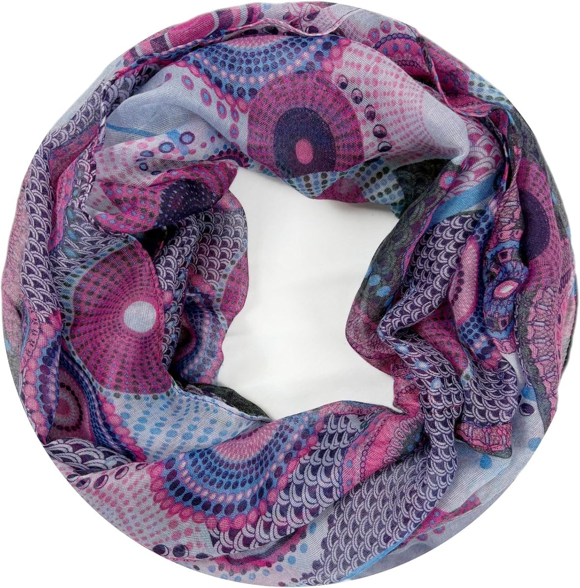 Der Rich ® - Loop colsjaal met gedrukt patroon - dames