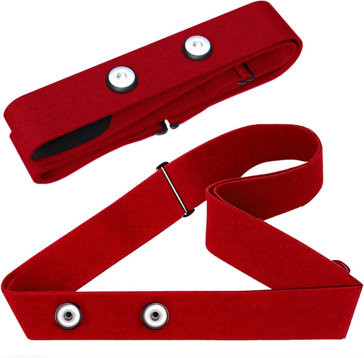 Antislip Borstband - Reserveband Hartslagmeter - Sport Training - Voorkomt Wenglijden - 70-110 cm - Rood
