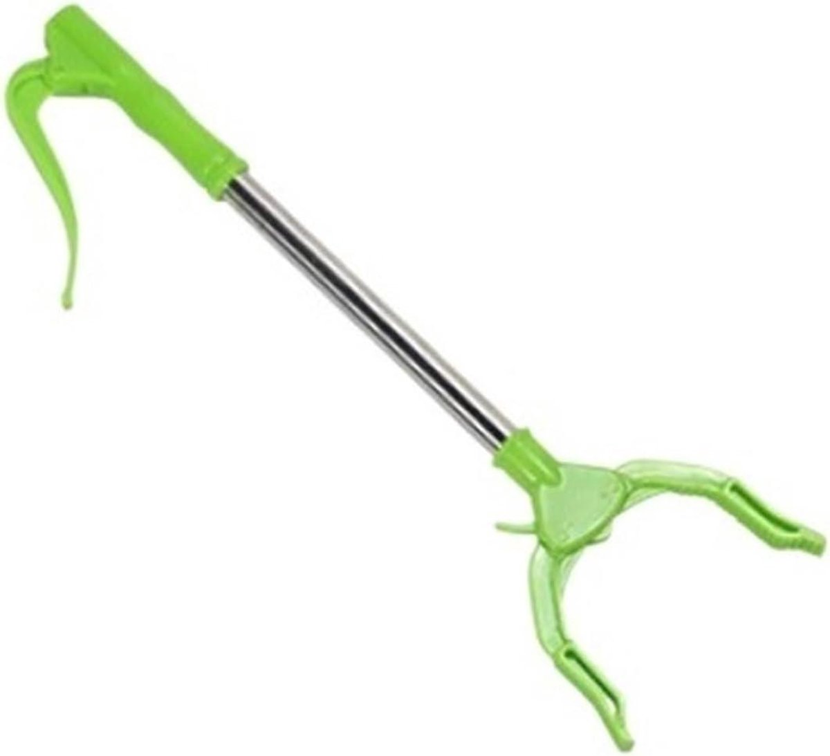Afvalverwijderaar - Grijper Arm - Zwerfvuil Opruimen - Gekartelde Klem - 39 cm - Groen