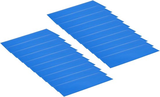 Reparatieset Zwembad - Luchtbed Pleisters - Lekkages Dichten - Sterke PVC Hechting - 25 x 10 cm - Blauw — afbeelding 5