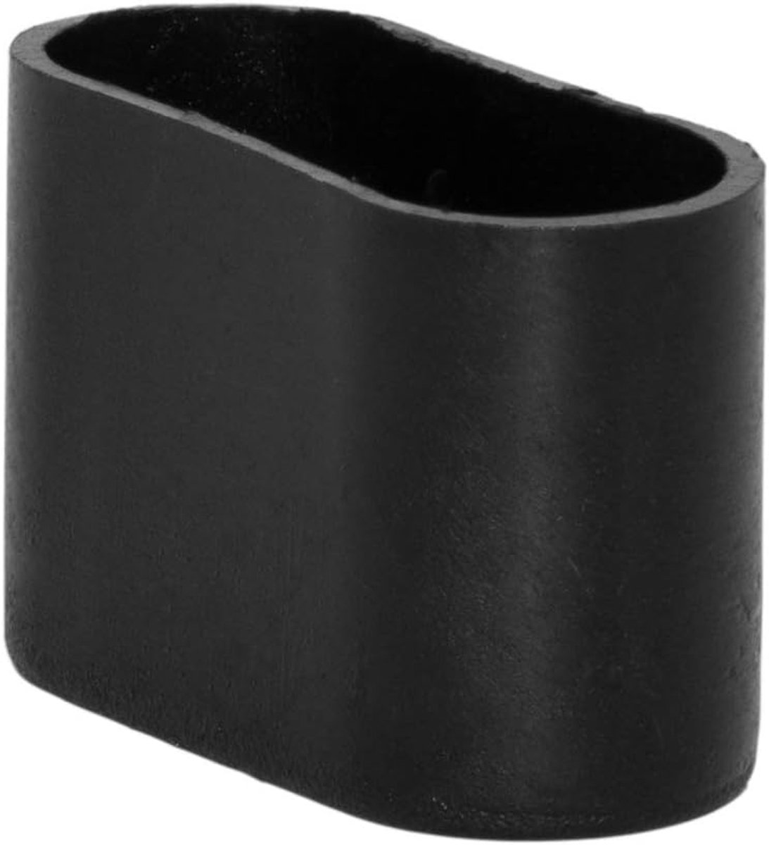 8 Stks Stoel Been Caps Voeten Pads Plastic Vloerbeschermers Ovale Meubilair Tafelhoezen 16 x 34 mm, 5/8 inch x 1-11/32 inch, Zwart | PP harde kunststof, vloerbeschermers, meubeltafelhoezen