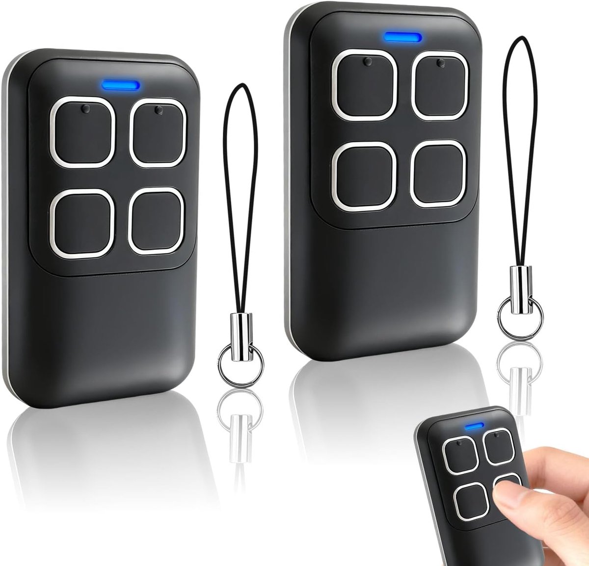Afstandsbediening voor garagedeur, 2 stuks, 868 MHz, compatibel met Hörmann handzender BS Bisecur HSE1 HSE2 HSE4 868 BS | HS1 HS4 HS5 HSS4 HSP4 HSD2 HSZ 1 868 BS garagedeuropener afstandsbediening