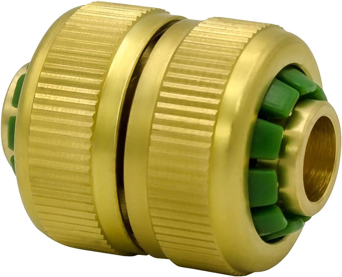 Steeksysteem slangaansluiting 13040, 1/2", messing blank