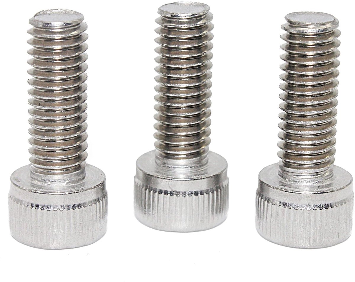 Cilinderkopschroeven met binnenzeskant - M3x8 - (100 stuks) - DIN 912 (ISO 4762) cilinderkopschroeven roestvrij staal A2 V2A
