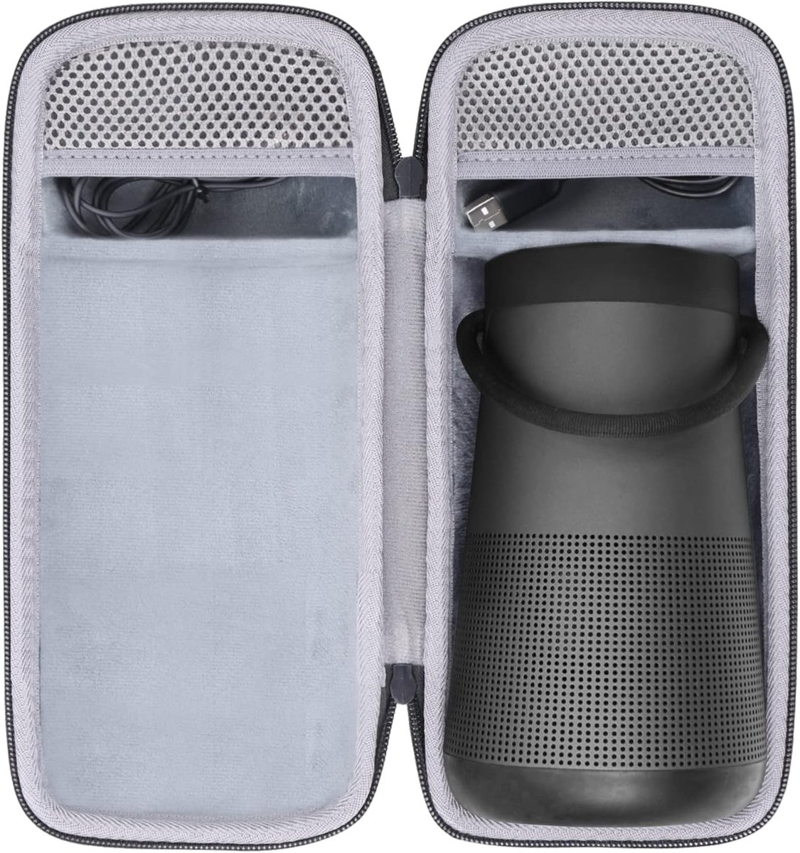 Draagbare waterdichte Bluetooth speaker opbergtas voor SoundLink Revolve+ - Bescherming en transportoplossing in zwart