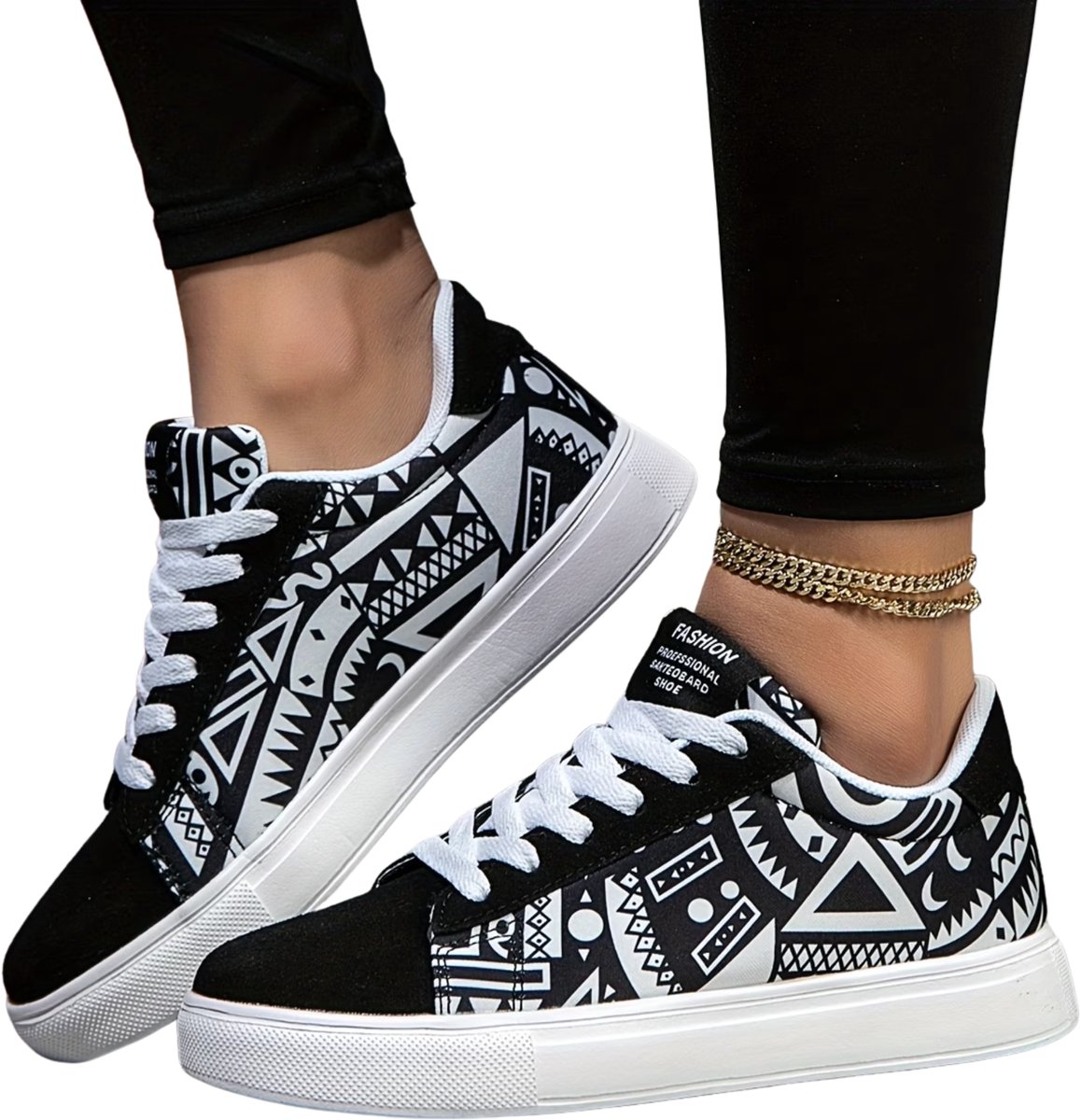 Currero Schoenen Dames Sneakers Comfortabel Slippers Casual Volwassenen en 41 Zwart
