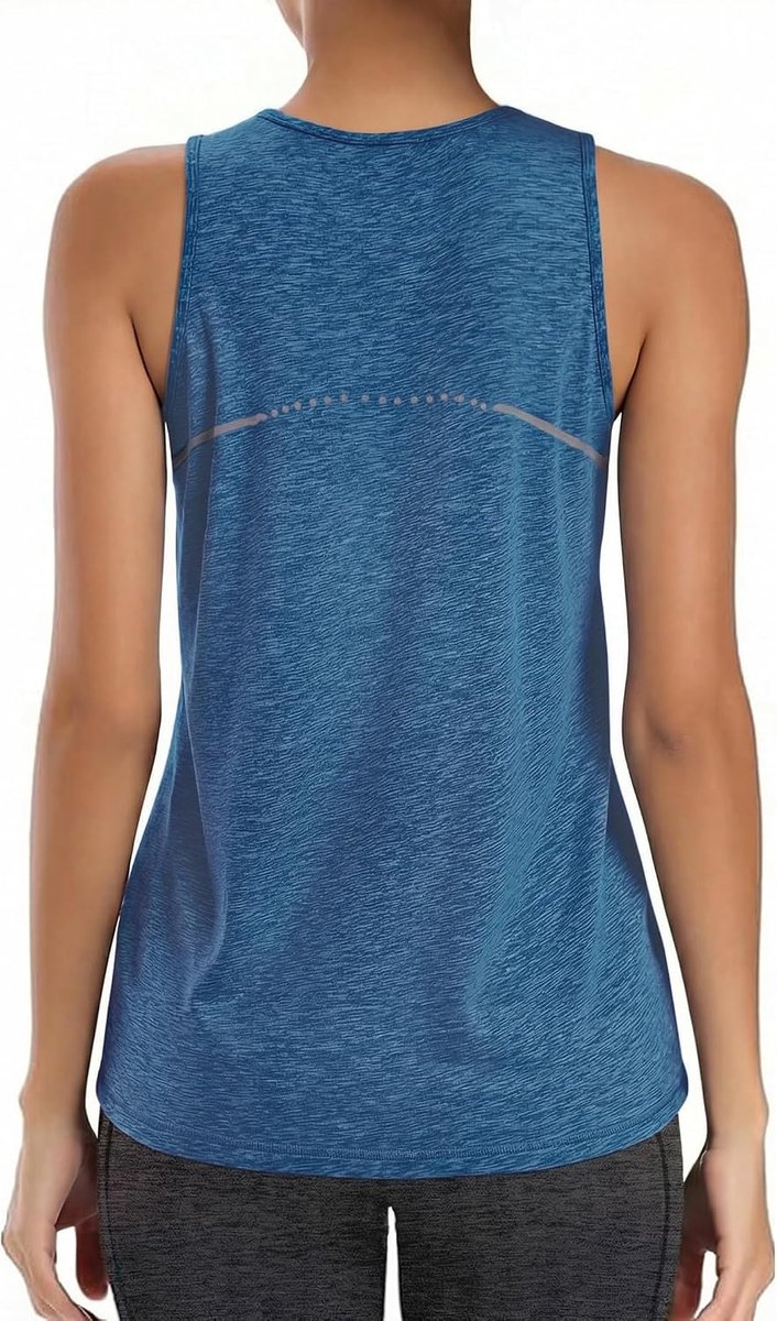 Dames tanktop sport mouwloos ademend voor fitness yoga gym zomer