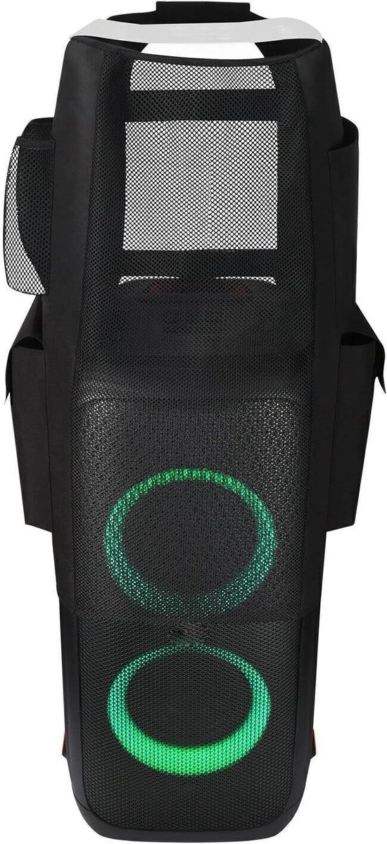 Beschermhoes voor Draagbare Bluetooth Party Speakers - Zachte Opbergtas, Stofbescherming en Schokbestendigheid in Zwart