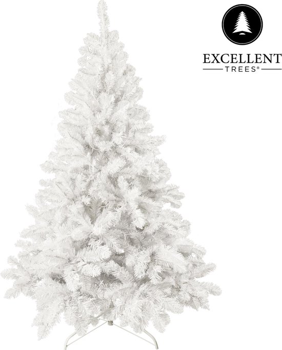 Universiteit Activeren Doornen Witte kerstboom Excellent Trees® Stavanger White - 180 cm - Luxe uitvoering  | bol.com