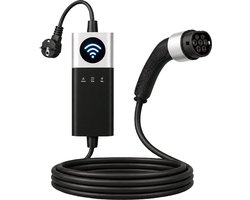 ThunderCord - 3kW - Mobiele stopcontact lader type 2 - 7 meter - APP - Smart - Wi-Fi - Temperatuurbeveiliging