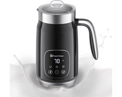 -in-1 Elektrische Melkopschuimer - Koffieschuimer met Temperatuurregeling - Automatische Melkverwarmer - Romig Melkschuim voor Cappuccino Latte Macchiato - Smart Touch Bediening - 400 ml