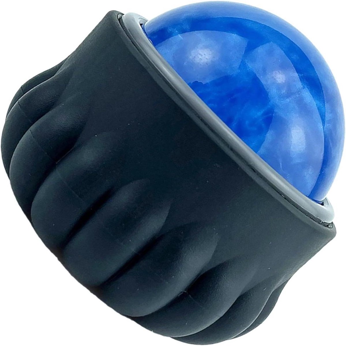 Massagebal - Spierroller - Spierontspanning - Antislip ontwerp - 7 cm - Zwart