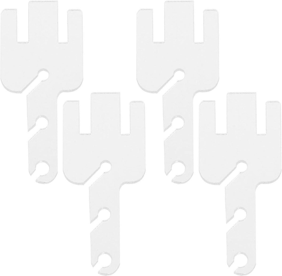 Breimachine Spanner Adapter - Garenspanner Breien - Uniform Breien - Nauwkeurige Spanningsregeling - 5 cm Lengte - Transparant