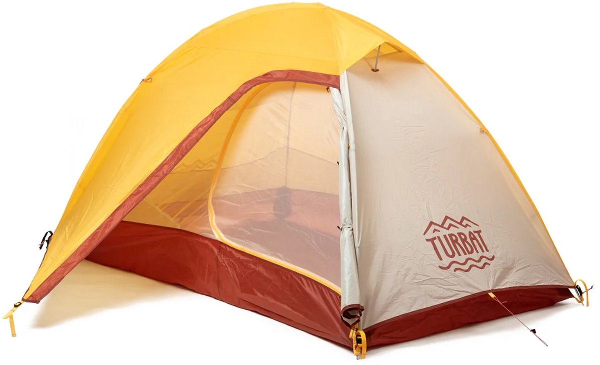 Turbat Borzhava 2 Yellow - lichtgewicht tent - 2 persoons - Geel